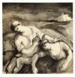 Purificato, Domenico , Uomo e donna seduti