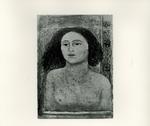 Raphael Mafai, Antonietta , Ritratto di giovane donna su sfondo rosso -