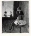 Rosai, Ottone , Uomo seduto a un caff&egrave;