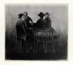 Anonimo , Rosai, Ottone - sec. XX - L'attesa