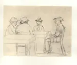 Rosai, Ottone , Uomini seduti a un tavolo