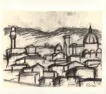 Rosai, Ottone , Veduta di una citt&agrave;