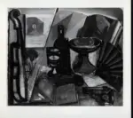 Rossi, Gino , Natura morta con rivoltella