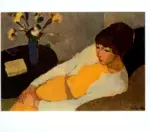 Salvadori, Aldo , Figura in giallo