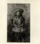 Salvadori, Aldo , Bambina con il cappello