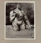 Savinio, Alberto , Figura antopomorfa in acqua