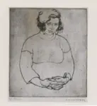 Sbis&agrave;, Carlo , Donna con mani incrociate