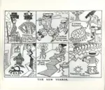 Severini, Gino , Caricatura del "Manifesto del Futurismo"