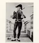Severini, Gino , Arlequin jouant le violon