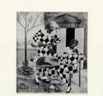 Severini, Gino , I due arlecchini