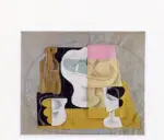 Severini, Gino , Natura morta con piatto di frutta