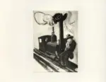 Sironi, Mario , Uomo con locomotiva