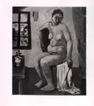 Sironi, Mario , Nudo seduto