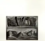 Sironi, Mario , Composizione arcaica con paesaggio