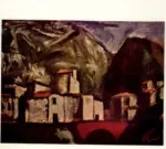 Sironi, Mario , Paesaggio montano