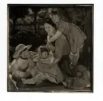 Spadini, Armando , Donna con bimbi