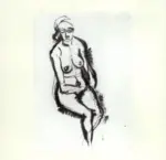 Tavernari, Vittorio , Nudo femminile seduto