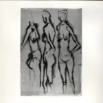 Tavernari, Vittorio , Tre nudi femminili in piedi