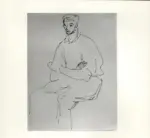 Tavernari, Vittorio , Schizzo di militare seduto