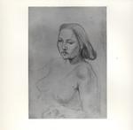Tavernari, Vittorio , Nudo femminile, busto verso sinistra