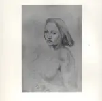 Tavernari, Vittorio , Nudo femminile, busto verso sinistra