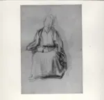 Tavernari, Vittorio , Donna seduta di fronte