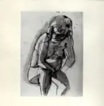 Tavernari, Vittorio , Nudo femminile seduto