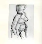 Tavernari, Vittorio , Nudo femminile andante