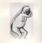 Tavernari, Vittorio , Nudo femminile seduto