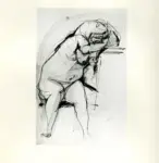 Tavernari, Vittorio , Nudo femminile seduto