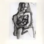 Tavernari, Vittorio , Nudo femminile seduto con le braccia sulle ginocchia