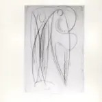 Anonimo , Tavernari, Vittorio - sec. XX - Due studi per scultura verticale