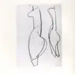 Tavernari, Vittorio , Due schizzi di figura femminile