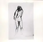 Tavernari, Vittorio , Studio di nudo per "Ecco l'uomo" (opera non realizzata)