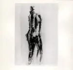 Tavernari, Vittorio , Nudo femminile di schiena andante