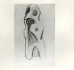 Tavernari, Vittorio , Studio di pieni e di vuoti per scultura verticale