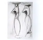 Tavernari, Vittorio , Due figure