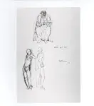 Anonimo , Tavernari, Vittorio - sec. XX - Studio per il Mos&egrave;