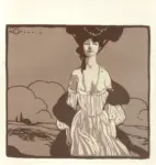 Terzi, Aleardo , Signorina con cappello