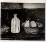 Tosi, Arturo , Natura morta con bottiglia