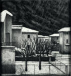 Anonimo , Zancanaro, Antonio - sec. XX - Paesaggio innevato