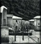 Zancanaro, Antonio , Paesaggio innevato