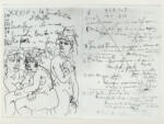 Università di Pisa. Dipartimento di Storia delle Arti , Zancanaro, Antonio - sec. XX - Le lussuriose - foglio 10 verso e foglio 11 recto