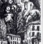 Anonimo , Zancanaro, Antonio - sec. XX - Il muro. Fantasie nel tempo