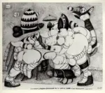 Zancanaro, Antonio , Alla scuola di Mestica Susterrino fa la danza Gibba