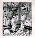 Zancanaro, Antonio , Un povero diavolo rifugiato fra i libri vecchi della biblioteca