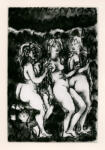 Anonimo , Zancanaro, Antonio - sec. XX - Tre figure femminili