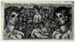 Natali , Zancanaro, Antonio - sec. XX - Mosaico raffigurante vari corpi nudi