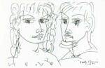 Anonimo , Zancanaro, Antonio - sec. XX - Paolo e Francesca