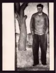 Anonimo , Zancanaro, Antonio - sec. XX - Uomo vicino a un albero